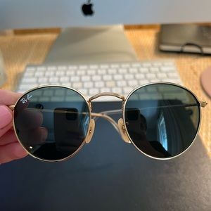 Ray-Ban authentic round metal 3447 50mm sunglasses